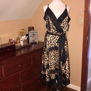 New York and Company Handkerchief Hem Dress